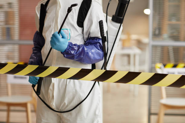 Professional Blood Cleanup technician working in Hooper, UT